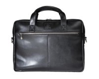 Sacoche ordinateur Exactive Cuir noir - Noir