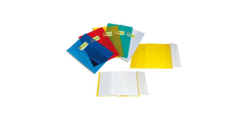 SEI Rota Cover Maxi PT1 F cartellina con fermafoglio Polipropilene (PP) Verde, Translucent