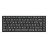 Port Designs 911001FR clavier maison/bureau RF sans fil + Bluetooth AZERTY Français Noir