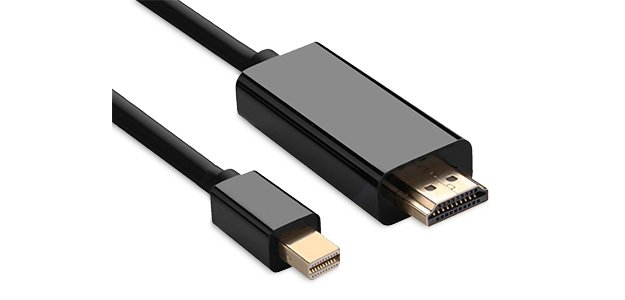 Hamlet XVCMDP-HDM180 cavo e adattatore video 1,8 m Mini DisplayPort HDMI Nero