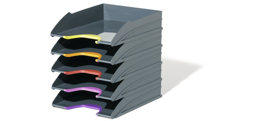 Durable VARICOLOR Letter Tray Set