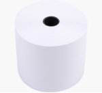 Bobine caisse et calc 57 x 70 x 12 mm, 45 mètres, papier 1 pli offset extra-Blanc 60g