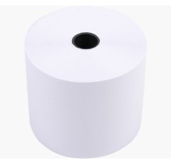 Bobine caisse et calc 57 x 70 x 12 mm, 45 mètres, papier 1 pli offset extra-Blanc 60g