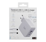 T'nB CHNBTINY100 chargeur d'appareils mobiles Ordinateur portable, Smartphone, Tablette Blanc Secteur Charge rapide Intérieure