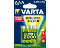 Varta Ready2Use HR03 4pcs Batteria ricaricabile Mini Stilo AAA Nichel-Metallo Idruro (NiMH)