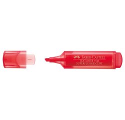 Surligneur faber-castell textliner tl1546              superfluorescent pointe       feutre biseautee 3 largeurs
