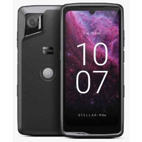 Crosscall Stellar-M6E 15,5 cm (6.1") SIM doble Android 14 5G USB Tipo C 4 GB 64 GB 4500 mAh Negro