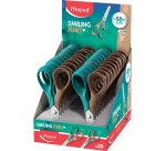 Ciseaux maped vivo plante lames acier anneaux en bois   12cm