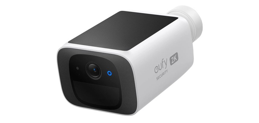 Eufy Security SoloCam S220, Camara vigilancia WiFi Exterior, Camara vigilancia WiFi Exterior Solar,2K resolución, IP67, nessun canone mensile, No se Requiere HomeBase