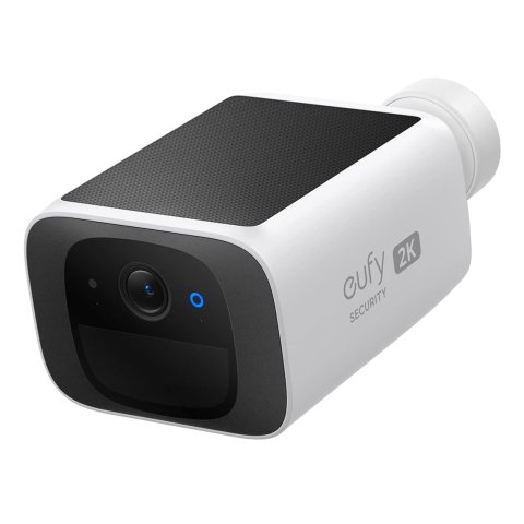 Eufy Security SoloCam S220, Camara vigilancia WiFi Exterior, Camara vigilancia WiFi Exterior Solar,2K resolución, IP67, nessun canone mensile, No se Requiere HomeBase