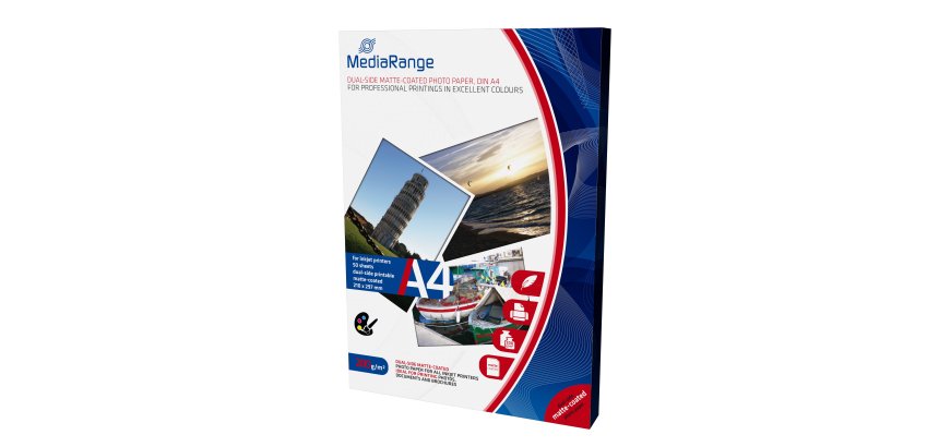 MediaRange MRINK102 pak fotopapier A4 Wit Mat
