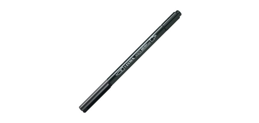 Lyra Aqua Brush Duo marcatore Fine/Extra grassetto Grigio 1 pz