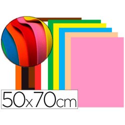 Plaque mousse liderpapel pailletée 50x70cm 60g/m2 épaisseur 2mm coloris assortis