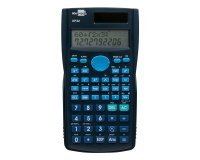 Calculadora liderpapel cientifica xf32 12 digitos 240 funciones con tapa solar y pilas color azul 156x85x20
