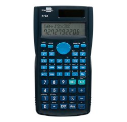 Calculadora liderpapel cientifica xf32 12 digitos 240 funciones con tapa solar y pilas color azul 156x85x20
