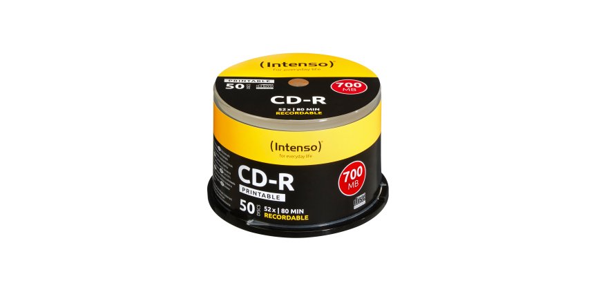 Intenso 1801125 Leere CD CD-R 700 MB 52x 50 Stück