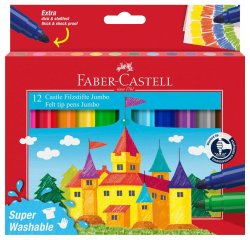 Faber-Castell Jumbo marcatore Multicolore 12 pz