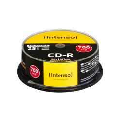 Intenso CD-R 700MB 700 Mo 52x 25 pièce(s)