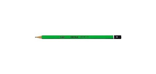 Crayon graphite bic critérium 550 5b bois hexagonal tête trempée baguée excellente taillabilité