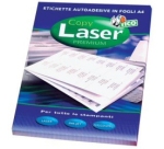 Etichette adesive LP4W - in carta - permanenti - 70 x 37 mm - 24 et/fg - 100 fogli - bianco - Tico