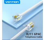 Vention IQBWJ cable telefónico 5 m Blanco
