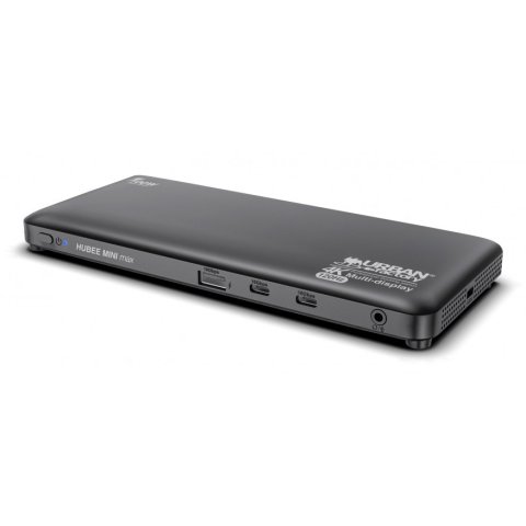 Urban Factory TCD49UF base para portátil y replicador de puertos USB Tipo C Negro