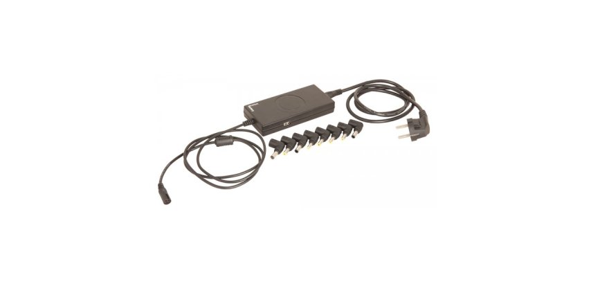 Urban Factory ALI90UF adaptador e inversor de corriente Interior 90 W Negro