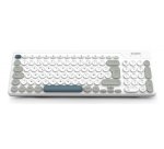 Urban Factory OWC25UF clavier Universel RF sans fil AZERTY Français Blanc, Gris, Bleu foncé