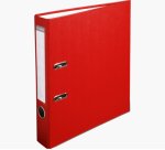 Classeur levier exacompta polypropylène a4 32x29cm dos 5cm oeillet préhension renforts métalliques coloris rouge