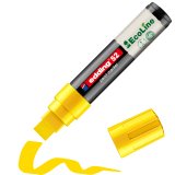 Marqueur edding 55 peinture base eau pointe      biseautee 4/15mm coloris      jaune