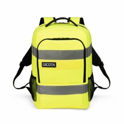 DICOTA P20471-17 sac à dos Noir, Gris, Jaune Polyéthylène téréphtalate recyclé (rPET)