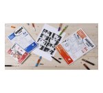 Manga Illustrations bloc collé 50F A5 100g