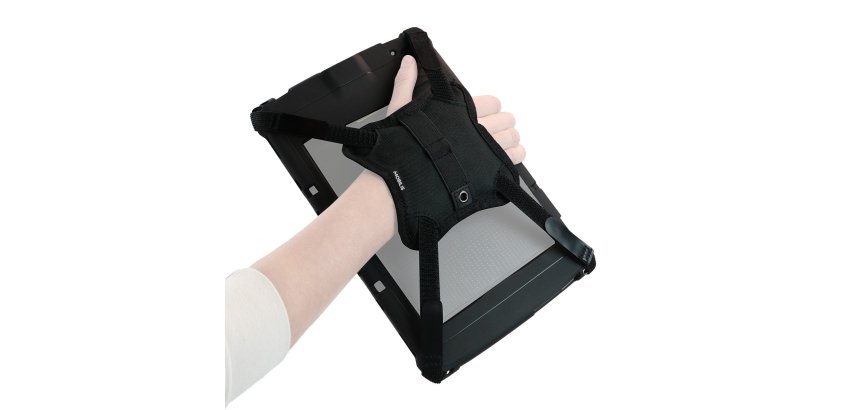 Mobilis 001114 accesorio para funda de tableta Correa de mano Negro