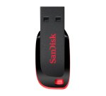 SanDisk Cruzer Blade USB flash drive 128 GB USB Type-A 2.0 Black, Red