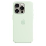 Apple Coque en silicone avec MagSafe pour iPhone 15 Pro - Menthe douce