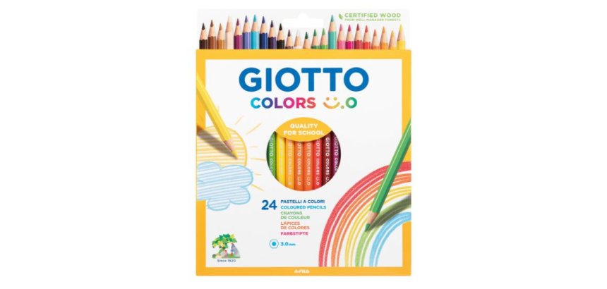 Giotto F278400 pastello colorato Colori assortiti 24 pz