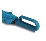 Muitomas UMBRHOOKBL umbrella Blue Fiberglass Polyester Compact Rain umbrella