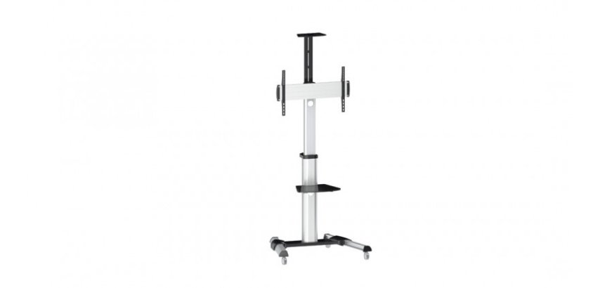 Reflecta 23210 Supporti a parete per TV 177,8 cm (70") Pavimento Alluminio, Nero