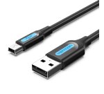 Vention Cable USB 2.0 COMBG/ USB Macho - MiniUSB Macho/ 1.5m/ Negro