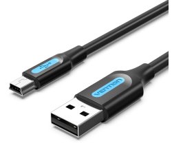 Vention Cable USB 2.0 COMBG/ USB Macho - MiniUSB Macho/ 1.5m/ Negro