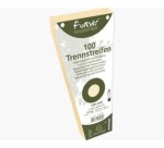 Paquet 100 fiches intercalaires trapézoïdales unies perforées Forever - 105x240mm
