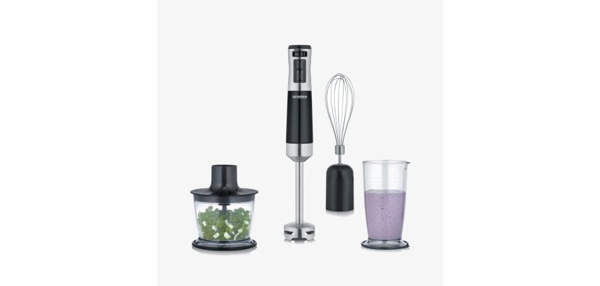 Mixeur plongeant SM 3772, 600 watts, inox / noir