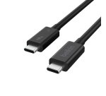 Belkin INZ005HQ1MBK Câble Thunderbolt 1 m 120 Gbit/s Noir