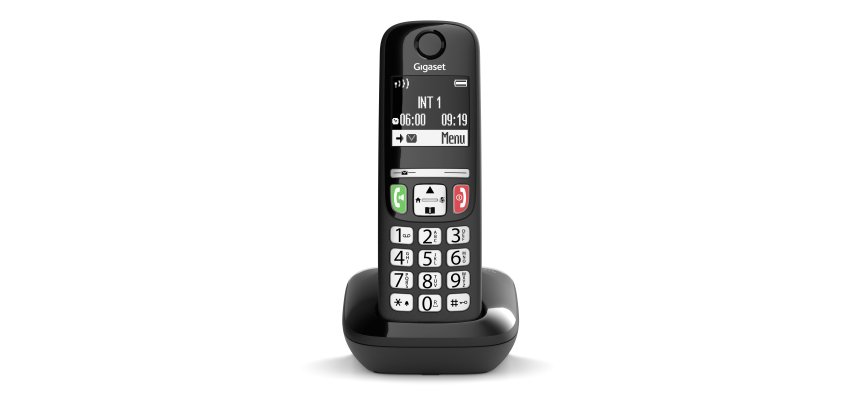 Gigaset E270 Telefono DECT Identificatore di chiamata Nero