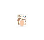 Gommette apli kids repositionnable visage fille  garcon des 3 ans pochette 12  feuilles 144 unites