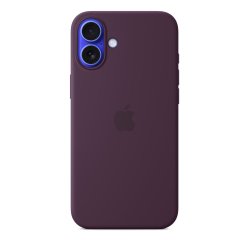 Apple Funda de silicona con MagSafe para el iPhone 16 Plus - Ciruela
