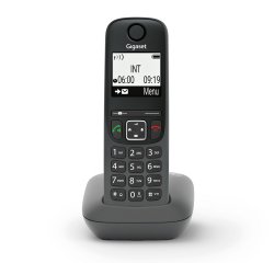 Gigaset AS490 telefono Telefono analogico/DECT Identificatore di chiamata Nero
