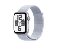 Apple Watch SE OLED 44 mm Digital 368 x 448 Pixeles Pantalla táctil Plata Wifi GPS (satélite)