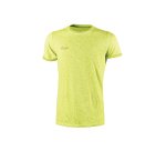T-Shirt U-Power fluo giallo, 3 unità