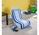 X Rocker Shadow 2.0 Console Gaming Chair Padded Seat Blue, White